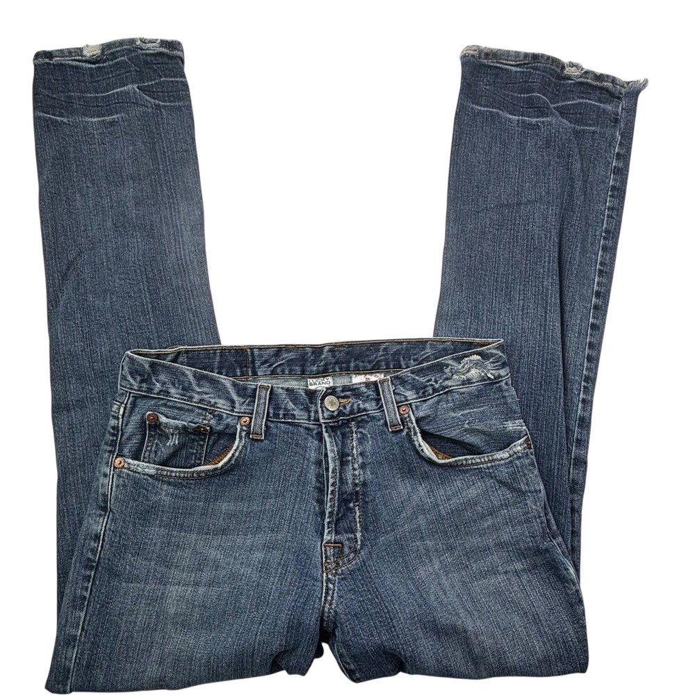 Lucky Brand Dungarees Slim Bootleg Jeans American Classic Womens Size 31‎ - Picture 3 of 16